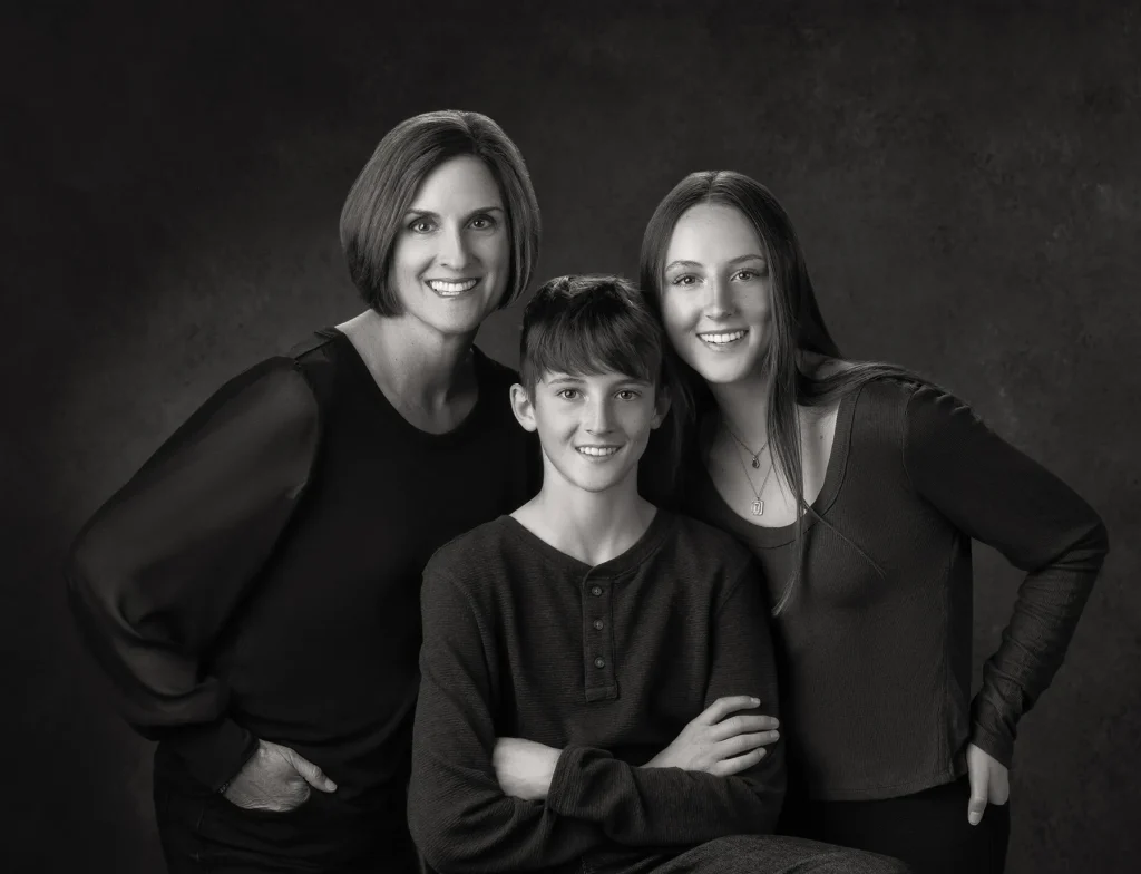 Family studio portrait session. PORTRAIT STUDIO COLORADO